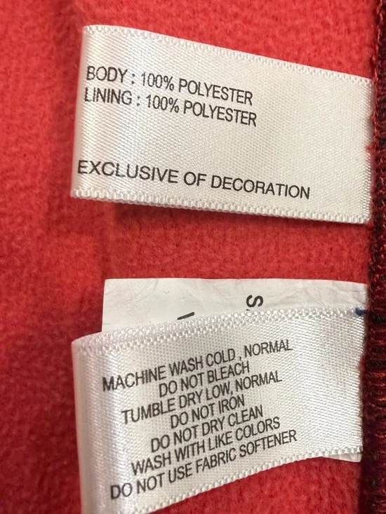 Cutter & Buck Red Heather Sleeveless Zip Vest with WSU Logo - Picture 12 of 13